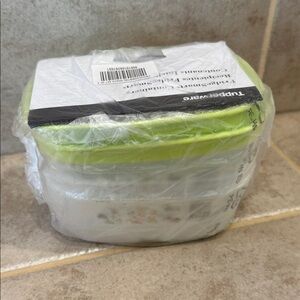 Tupperware Lime Green Storage Container